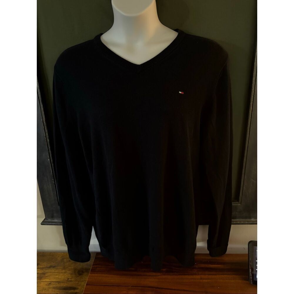 Tommy Hilfiger Black Sweater Men’s Large